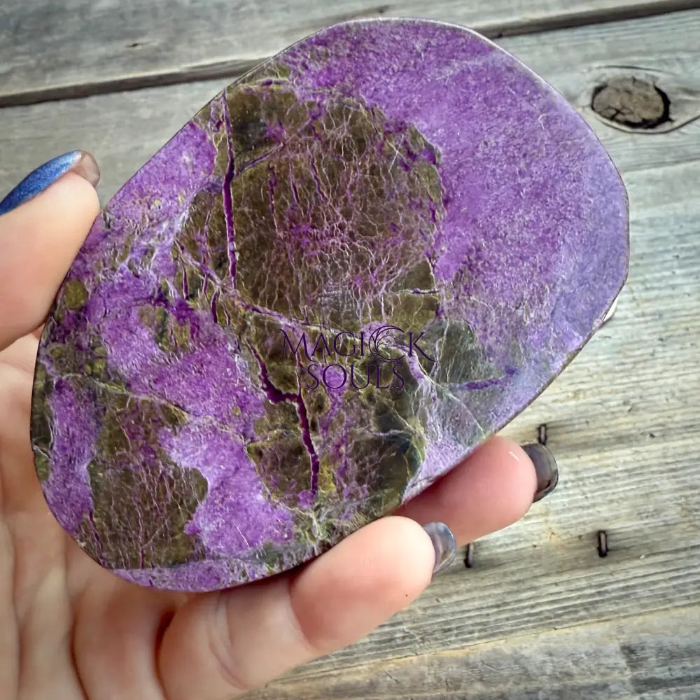Stichtite with Serpentine Atlantisite Freeform – Barberton, South Africa