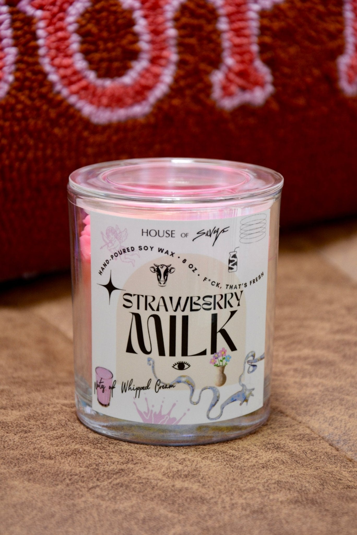 STRAWBERRY MILK CANDLE
