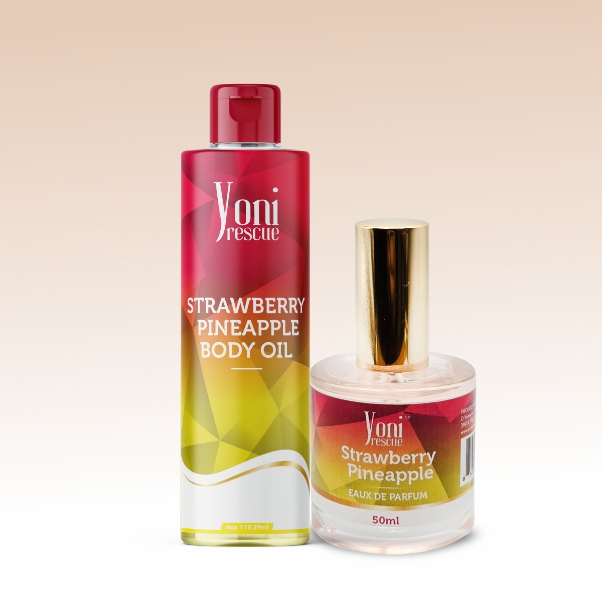 Strawberry Pineapple 2 pc set - Body Oil + Eu De Parfum