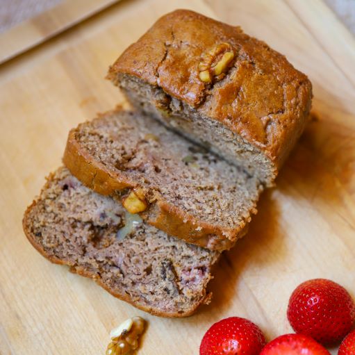 Strawberry Walnut Cake - Vegan - Concordia Style Boutique