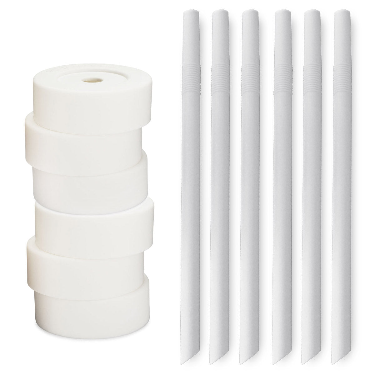 Straw Lids for Original Series Glass Bottles, 16oz size