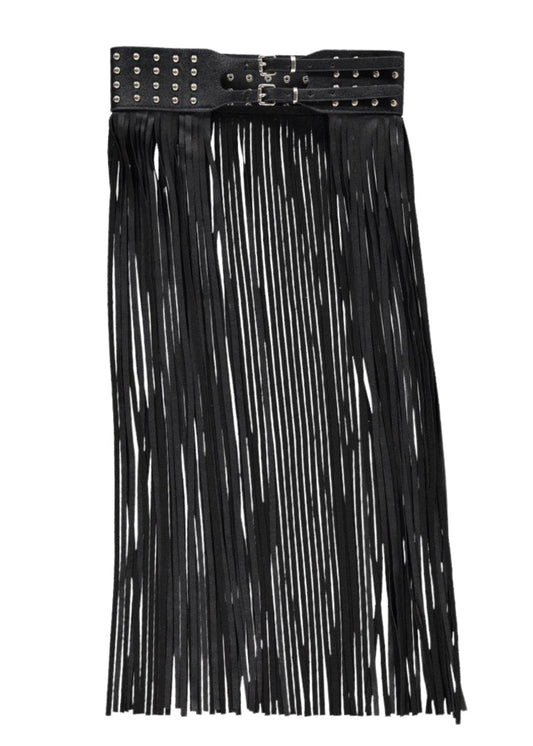 Studded Fringe Waist Belt - Concordia Style Boutique