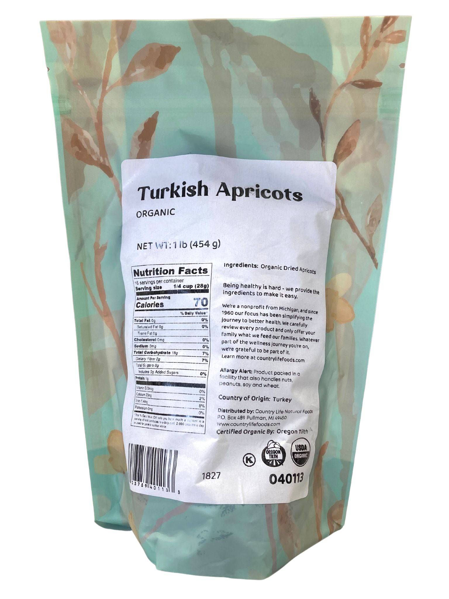 Apricots, Turkish, Organic - Concordia Style Boutique