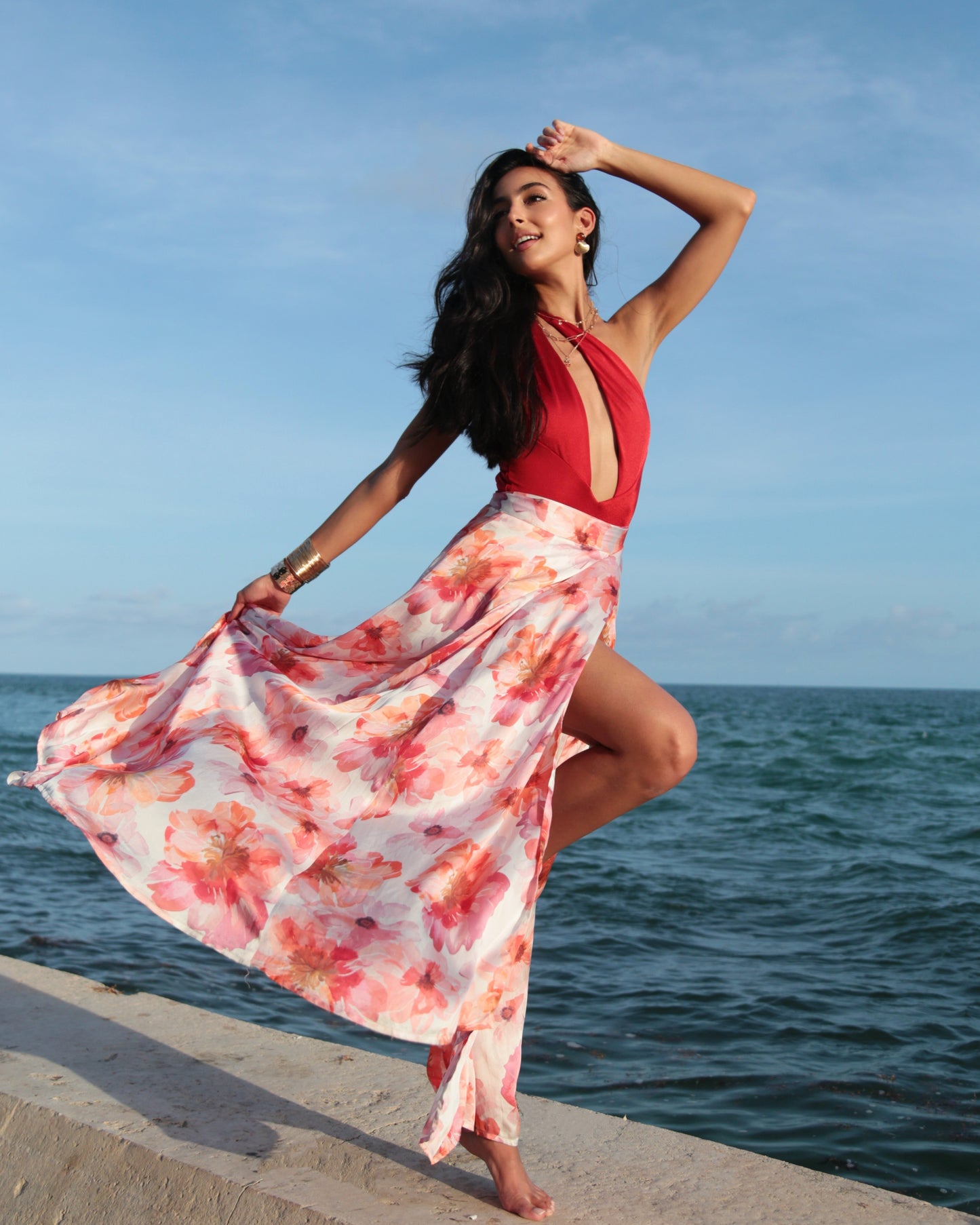 Show Skirt - Sunset Bloom - Concordia Style Boutique