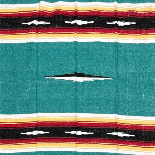 Turquoise Sunset Baja Diamond Yoga Blanket - Concordia Style Boutique