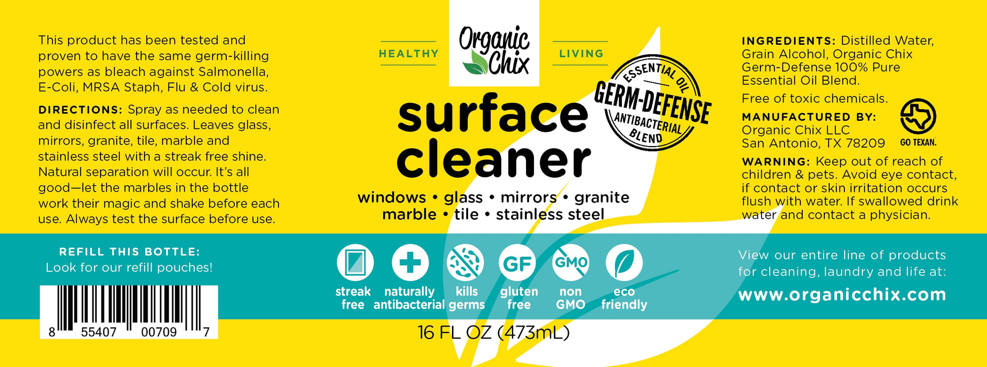 All Purpose Surface Cleaner + Refill Options - Concordia Style Boutique