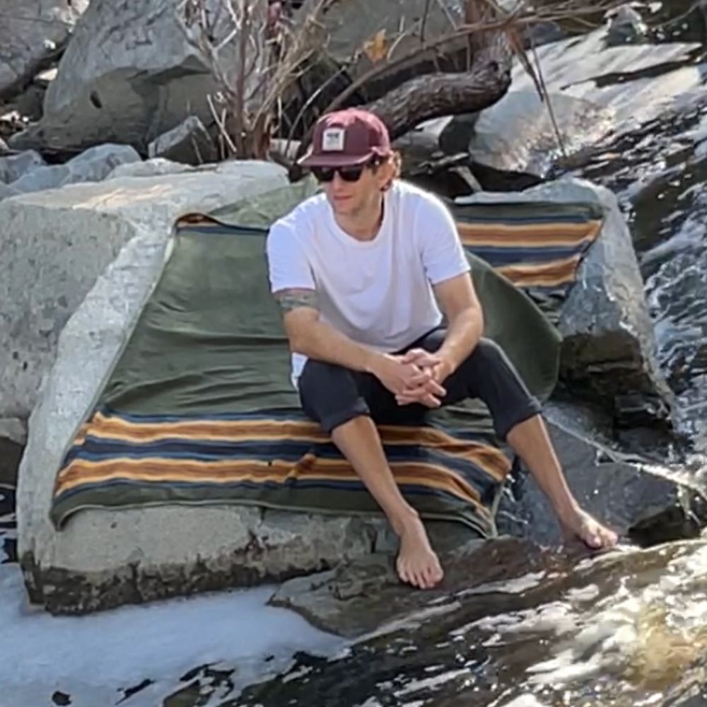 Canvas Camping Blanket - Waxed Canvas Outdoor Blanket / Bushcraft Blanket - Concordia Style Boutique