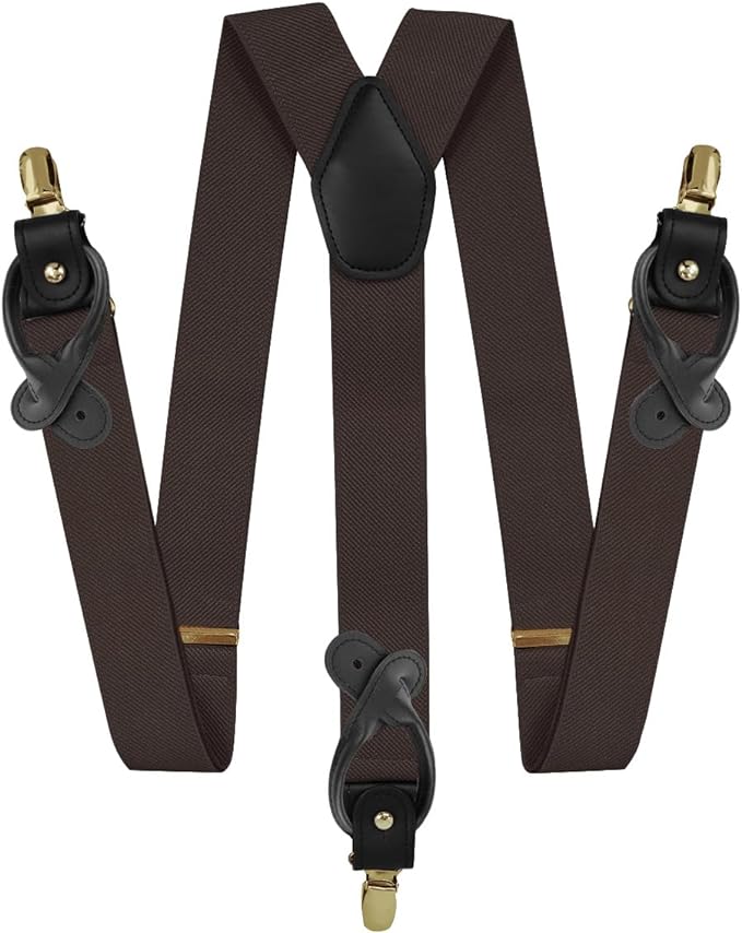 Vittorio Farina Men's Convertible Suspender in Gift Box: 70% Polyester & 30% Elastomer - Concordia Style Boutique