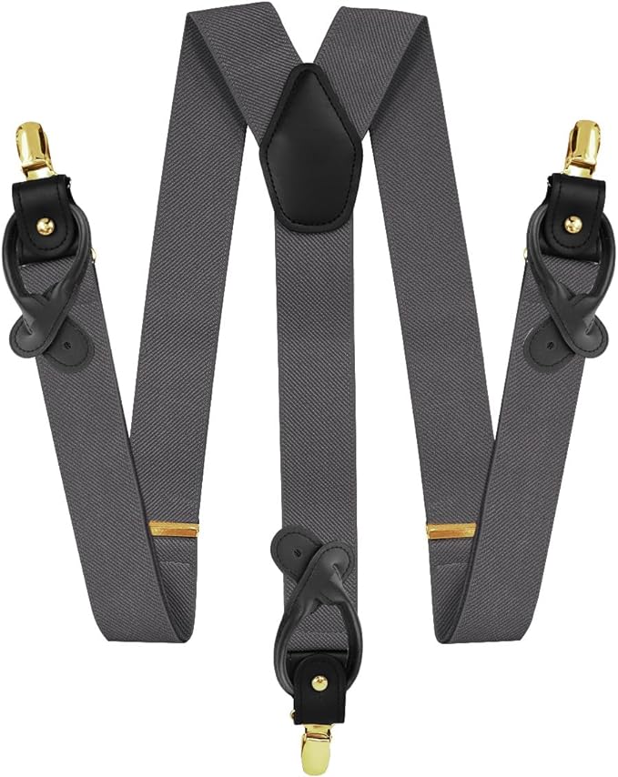 Vittorio Farina Men's Convertible Suspender in Gift Box: 70% Polyester & 30% Elastomer - Concordia Style Boutique