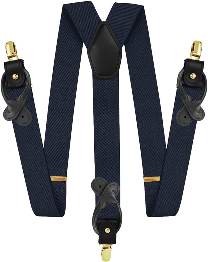 Vittorio Farina Men's Convertible Suspender in Gift Box: 70% Polyester & 30% Elastomer - Concordia Style Boutique