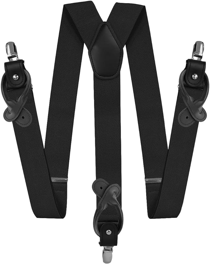 Vittorio Farina Men's Convertible Suspender in Gift Box: 70% Polyester & 30% Elastomer - Concordia Style Boutique