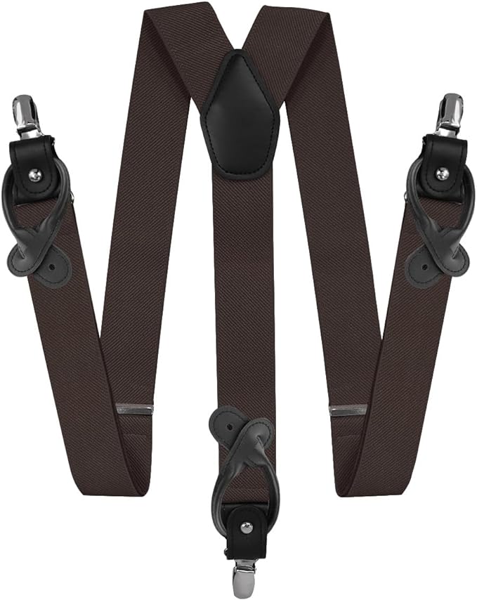 Vittorio Farina Men's Convertible Suspender in Gift Box: 70% Polyester & 30% Elastomer - Concordia Style Boutique