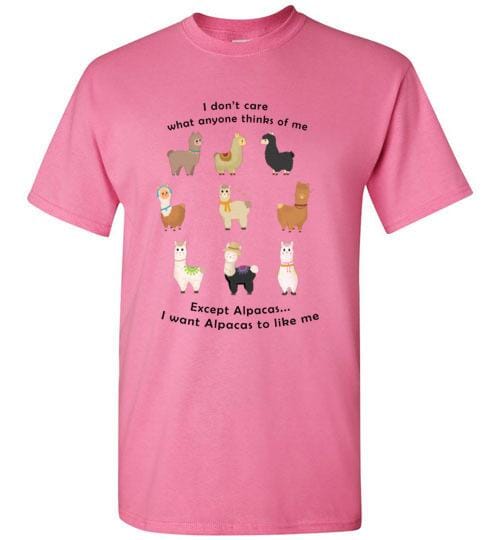 t-shirt: I Want Alpacas to Like Me Gildan Short-Sleve