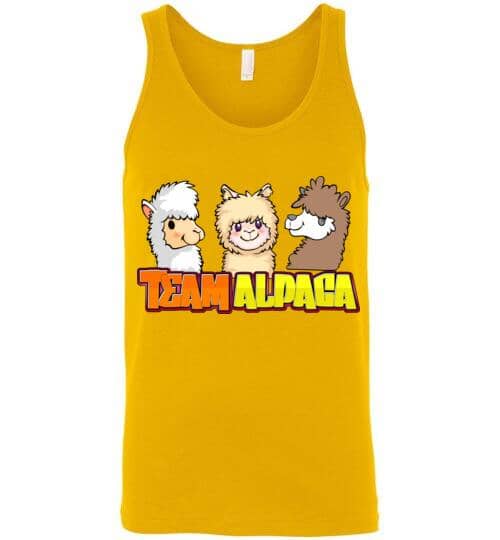 t-shirt: Team Alpaca Canvas Unisex Tank