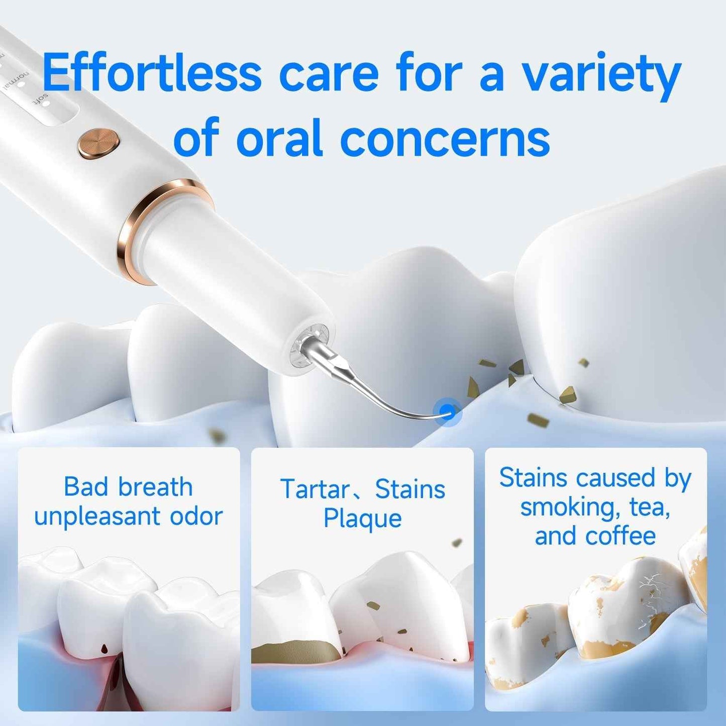 T4 Ultrasonic Tooth Cleaner | Safe & Effective Dental Care