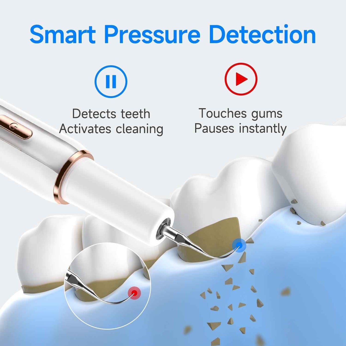 T5 Ultrasonic Tooth Cleaner | Advanced Plaque & Tartar Remover