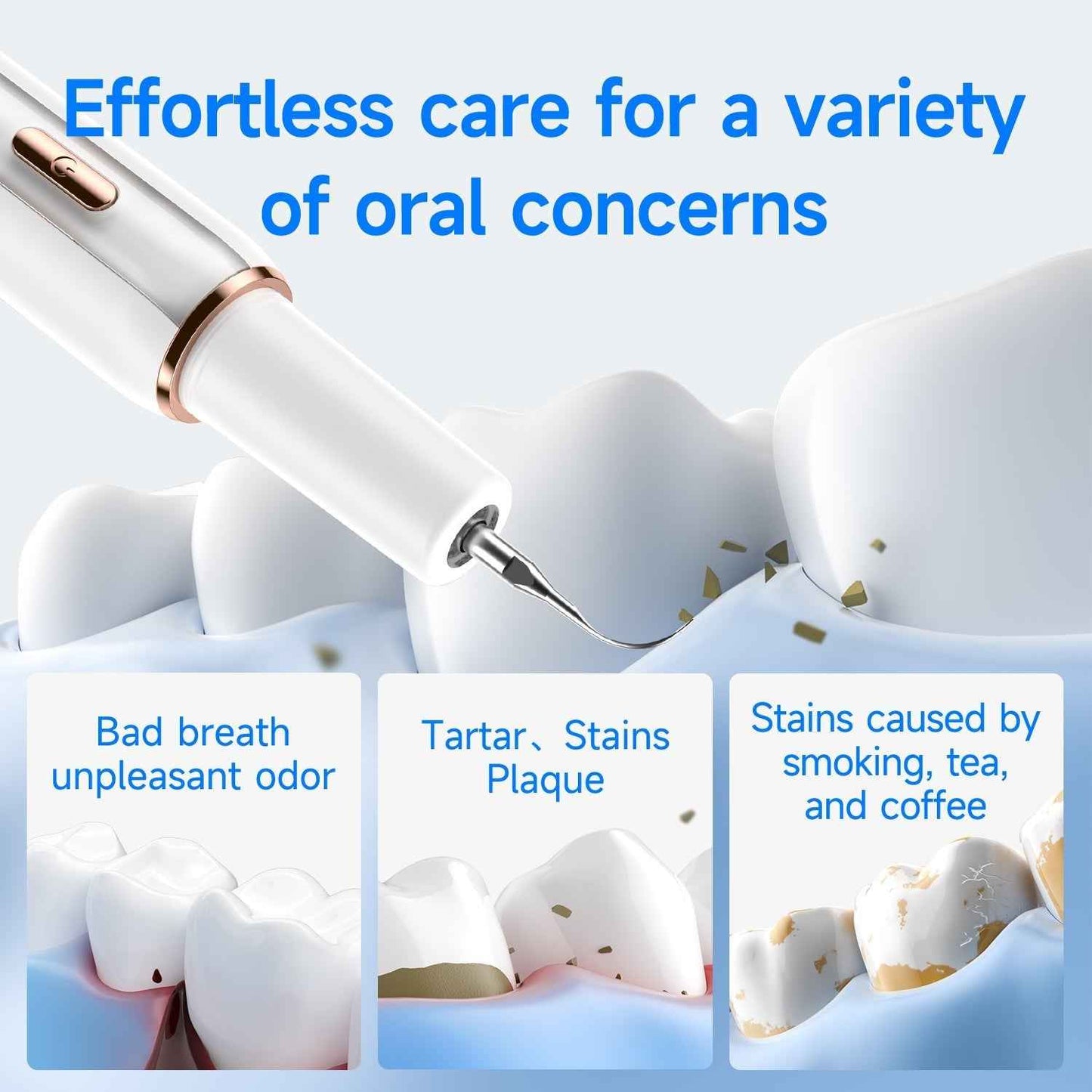 T5 Ultrasonic Tooth Cleaner | Advanced Plaque & Tartar Remover