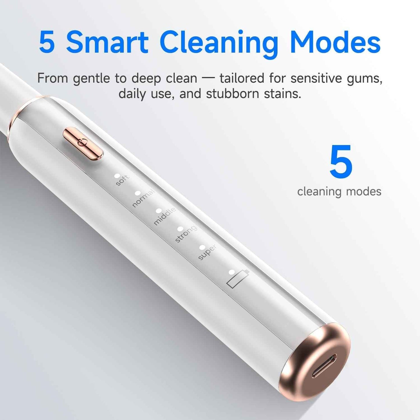 T5 Ultrasonic Tooth Cleaner | Advanced Plaque & Tartar Remover