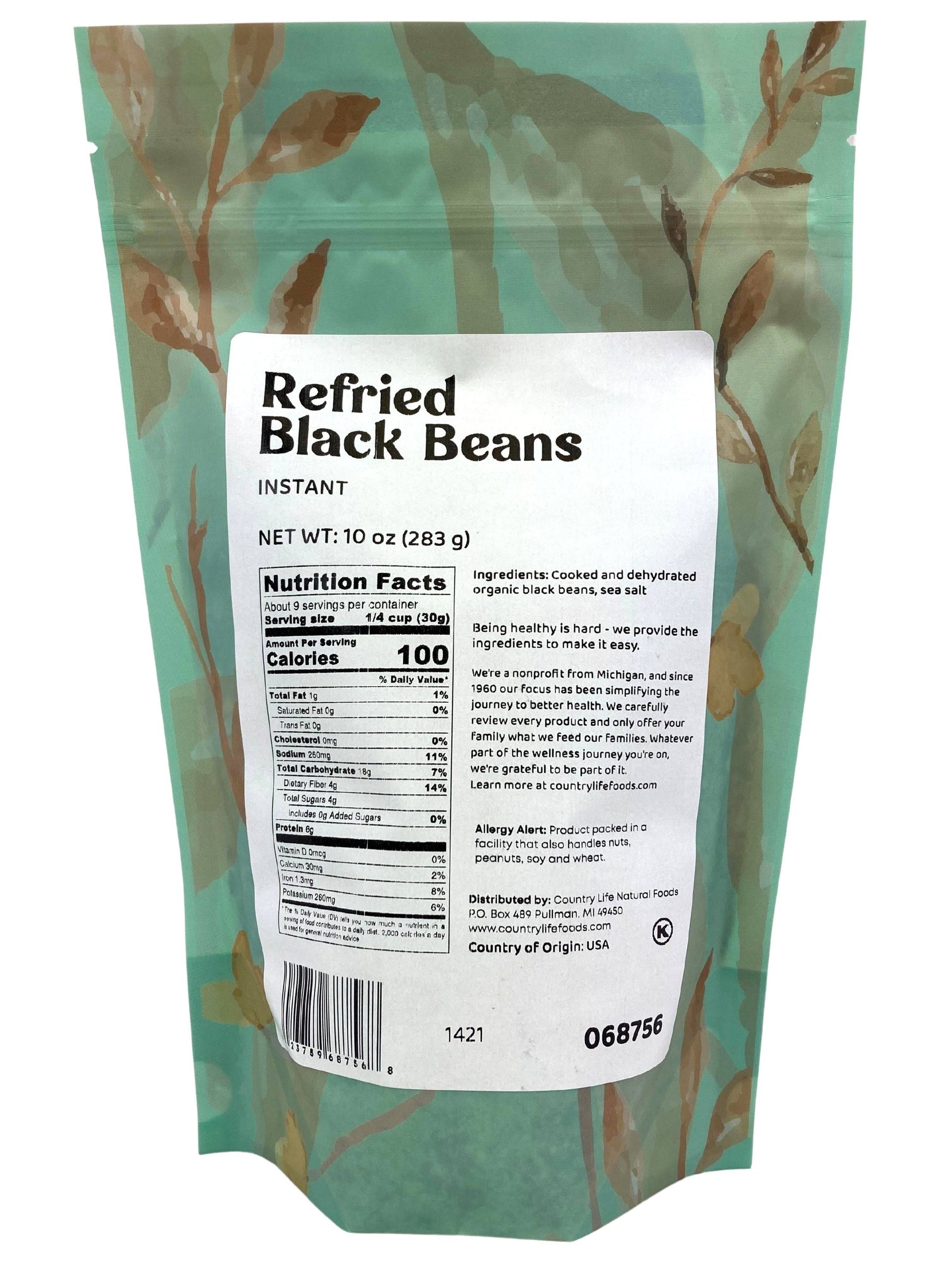 Black Beans, Organic, Instant - Concordia Style Boutique