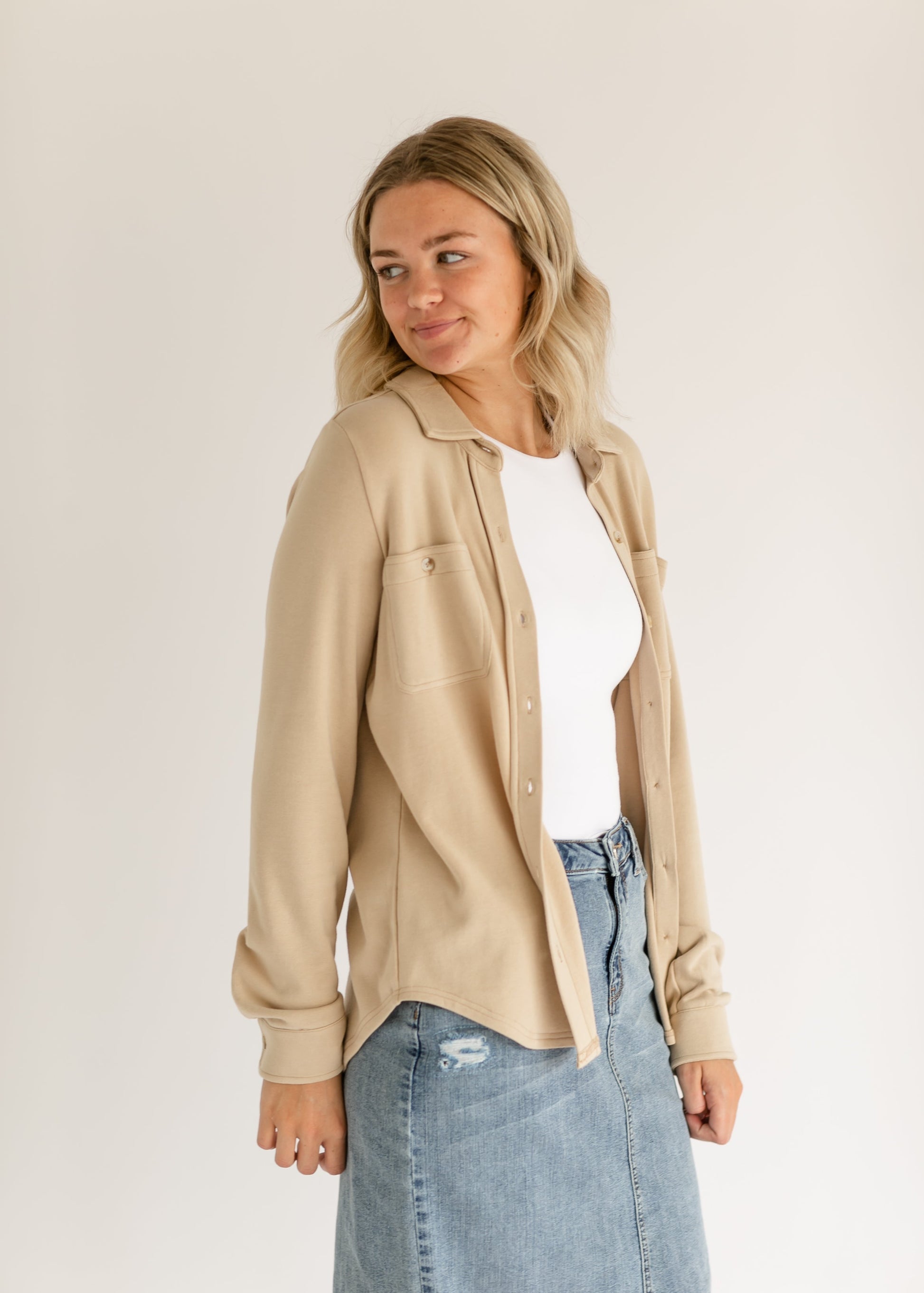 Taylor Ultra Soft Button Front Shirt - Concordia Style Boutique