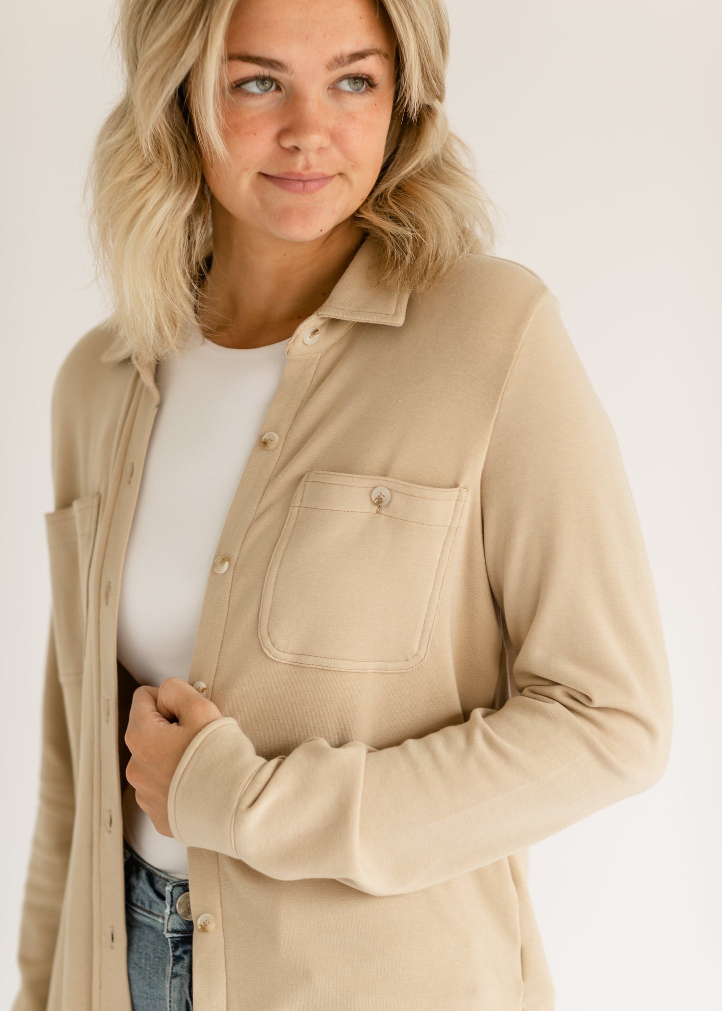 Taylor Ultra Soft Button Front Shirt - Concordia Style Boutique