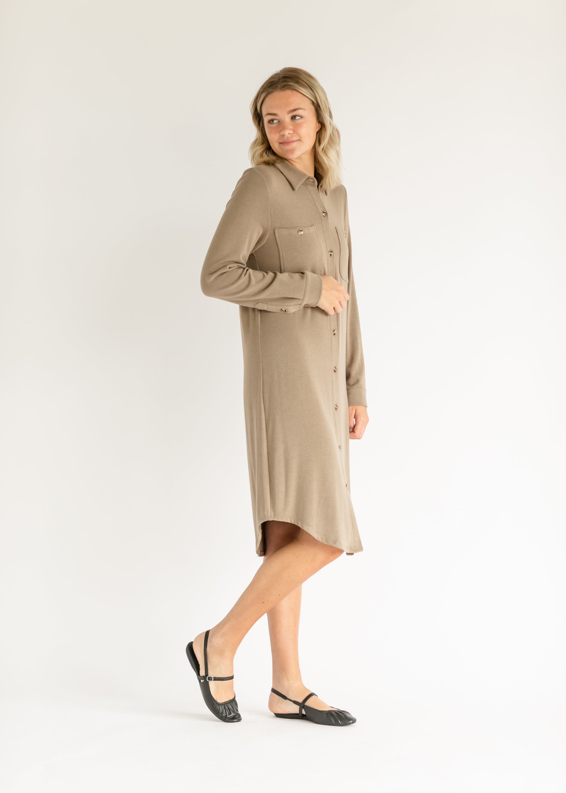 Teagan Ultra Soft Shirt Dress - Concordia Style Boutique