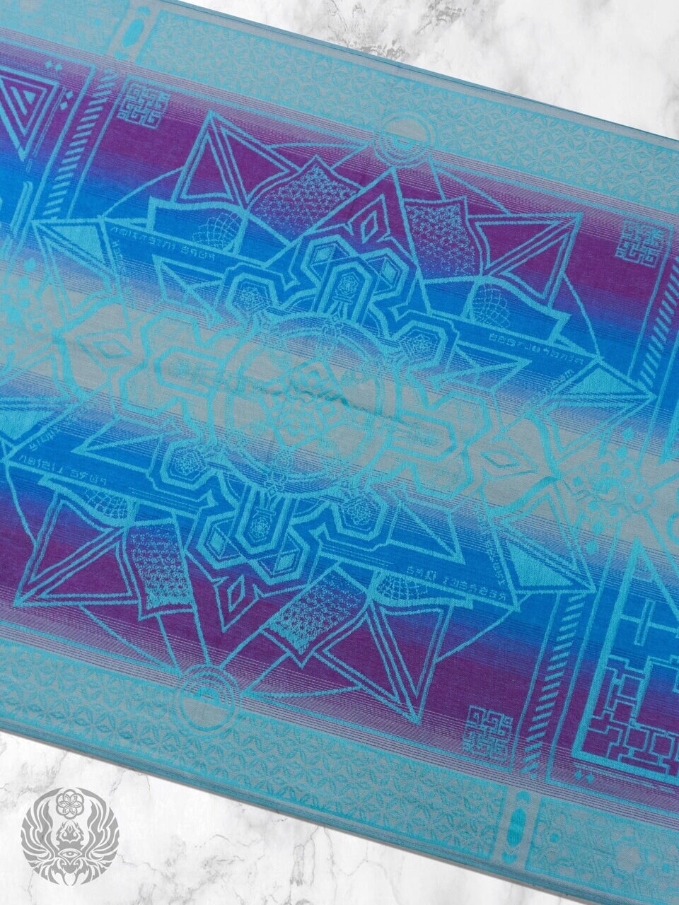 TEAL AMETHYST DHARMA • Reversible Festival Shawl/Scarf - Concordia Style Boutique