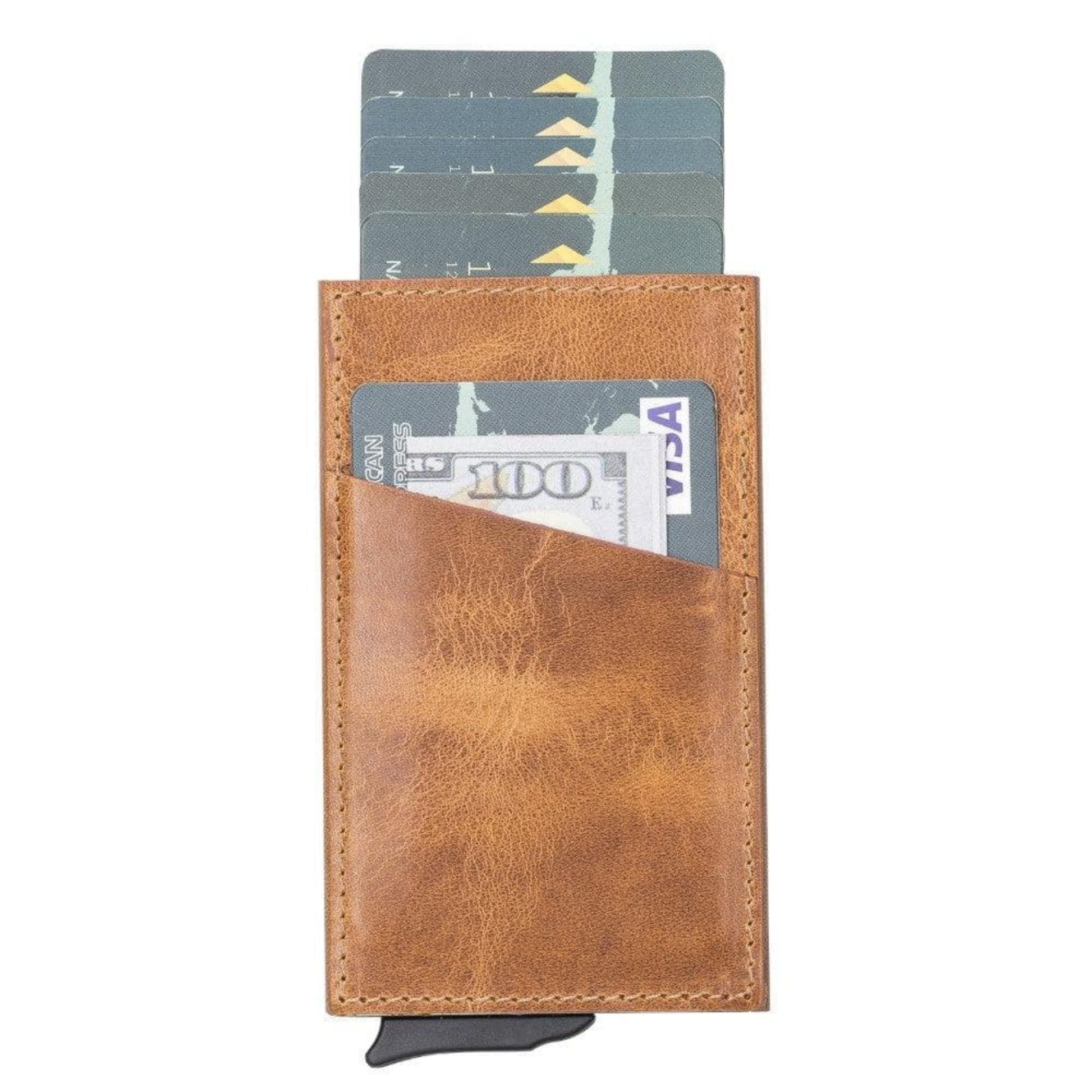 Telluride Leather Popup Cardholder for Men and Women - Concordia Style Boutique