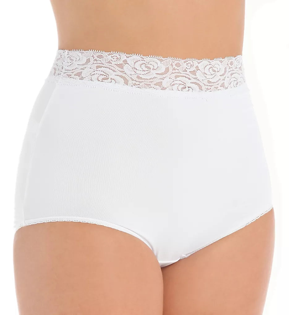 Grace Lace Trim Microfiber Brief Panty (Style 313) - Concordia Style Boutique