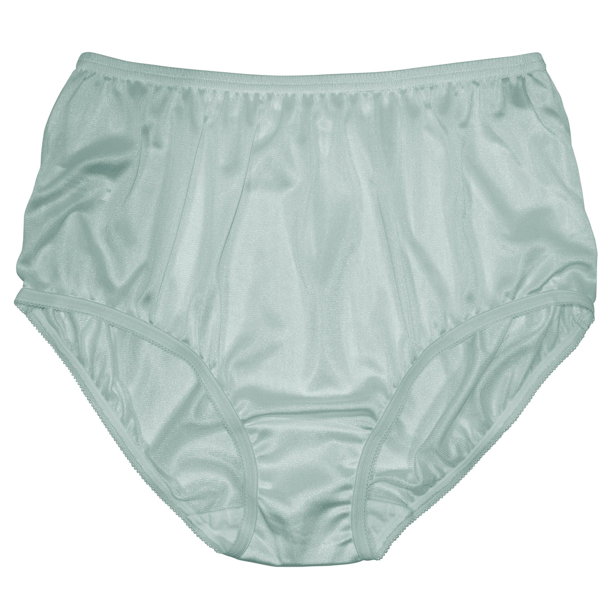 Nylon Brief Panty (Style 331/Plain Jane) 4 Pack in Blue Spruce - Concordia Style Boutique