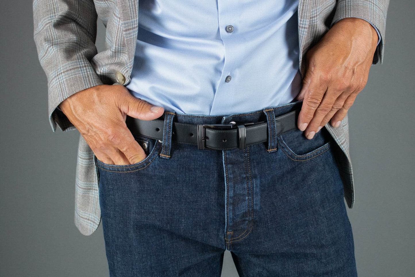 Maverick 32mm Reversible Leather Dress Belt - Concordia Style Boutique