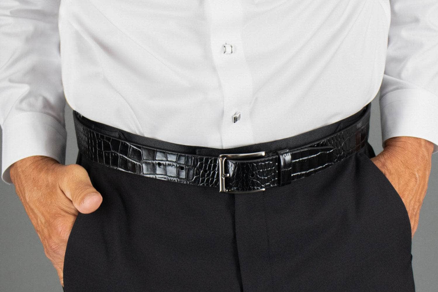 Matisse 35mm Mock Croc Leather Belt - Concordia Style Boutique