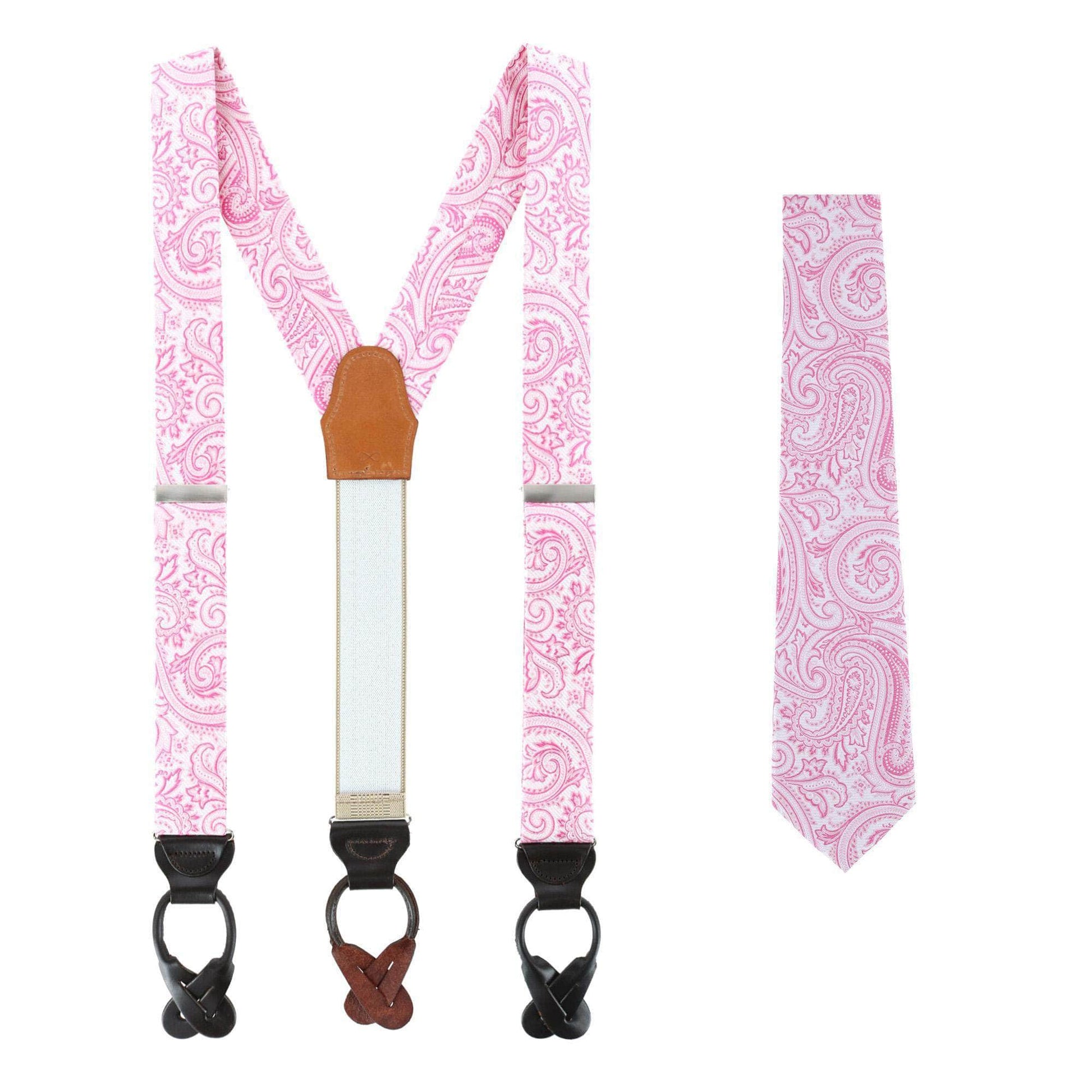 Sobee Paisley Silk Brace and Necktie - Concordia Style Boutique