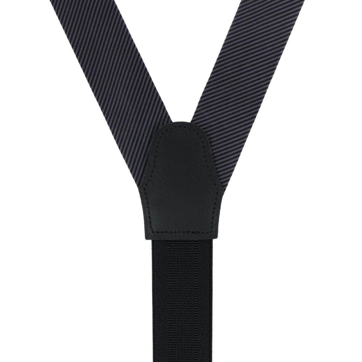 Leyton Diagonal Lined Tone on Tone Silk Formal Braces - Concordia Style Boutique