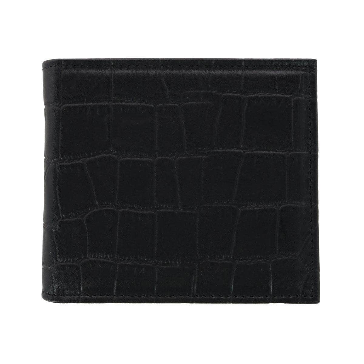 Esteban Croco Embossed Leather 8 Slot Bi-Fold Wallet - Concordia Style Boutique