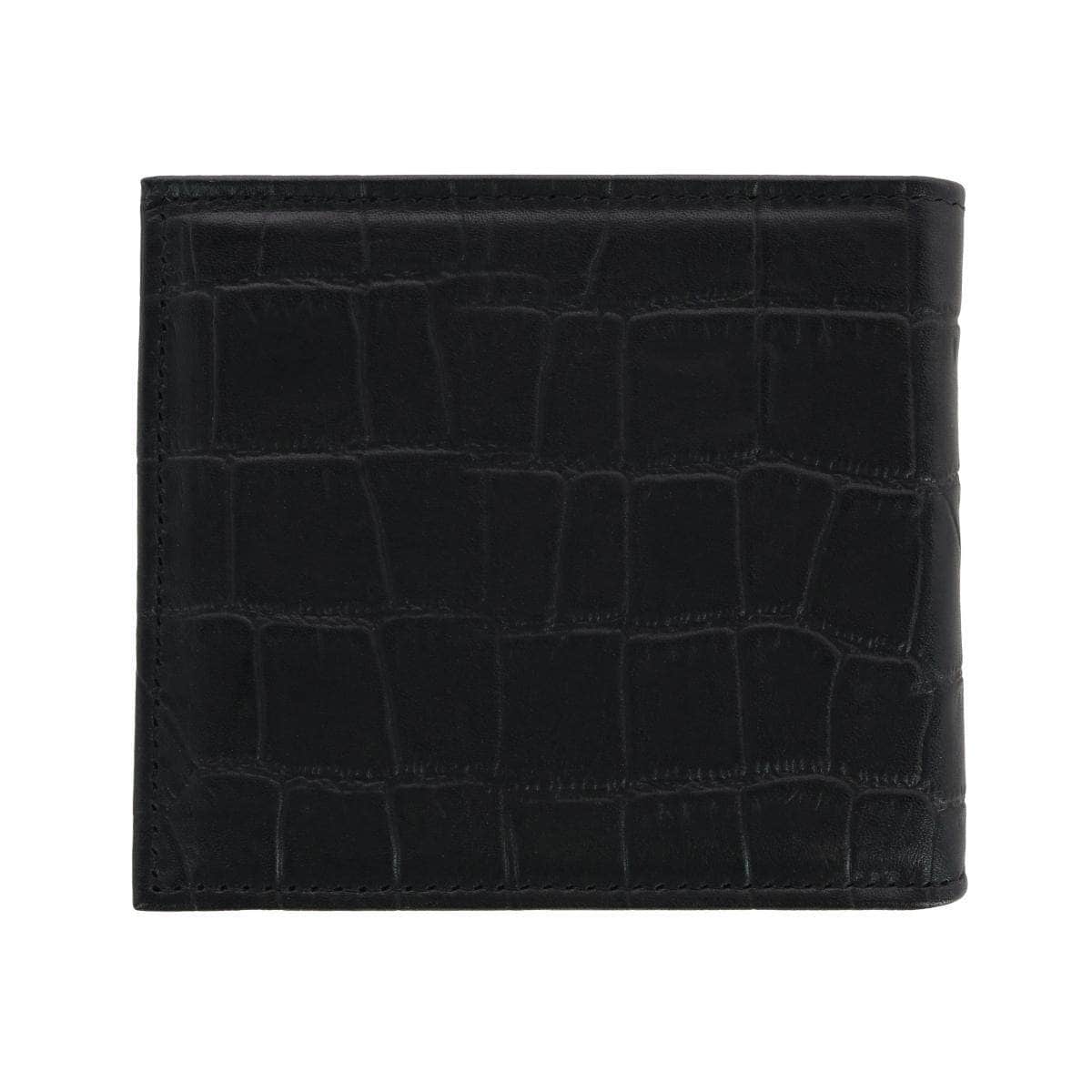 Esteban Croco Embossed Leather 8 Slot Bi-Fold Wallet - Concordia Style Boutique
