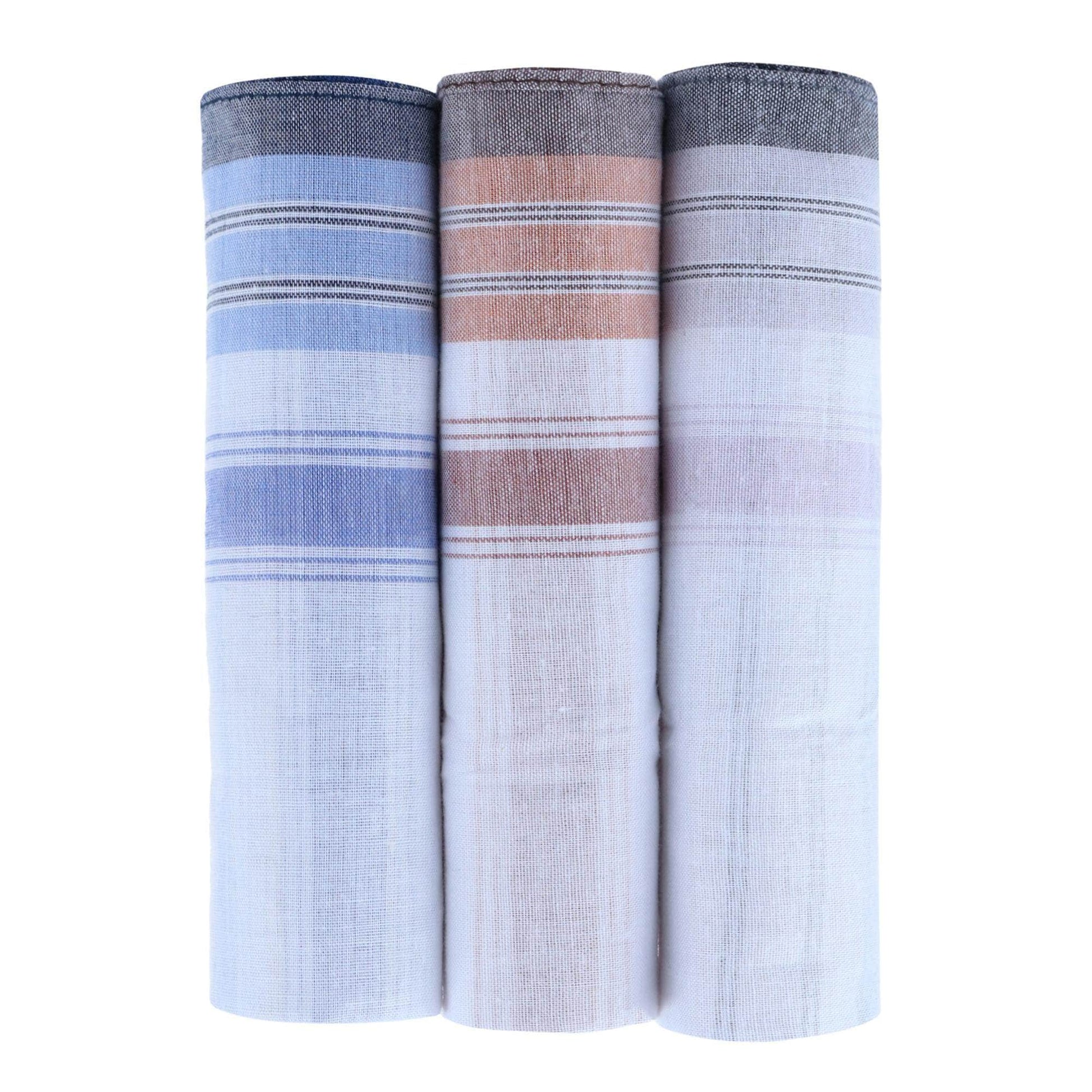 Checked Cotton Handkerchiefs (3 Pack) - Concordia Style Boutique