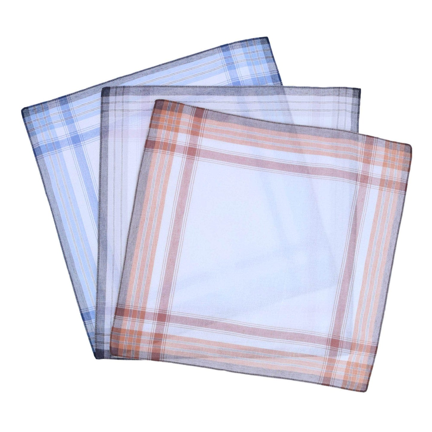 Checked Cotton Handkerchiefs (3 Pack) - Concordia Style Boutique