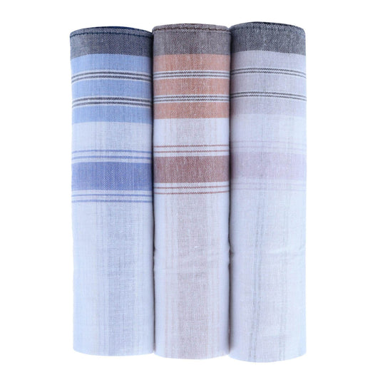 Checked Cotton Handkerchiefs (3 Pack) - Concordia Style Boutique