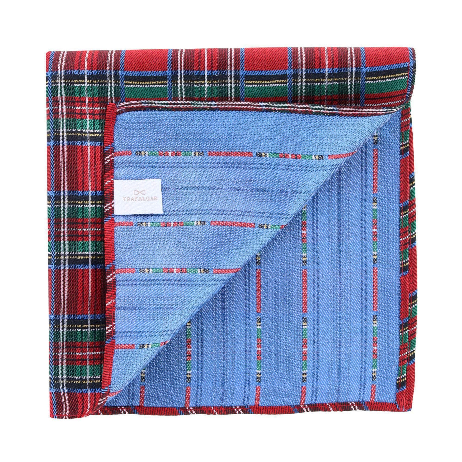 Plaid 13-inch Silk Pocket Square Trio 3 Pack - Concordia Style Boutique