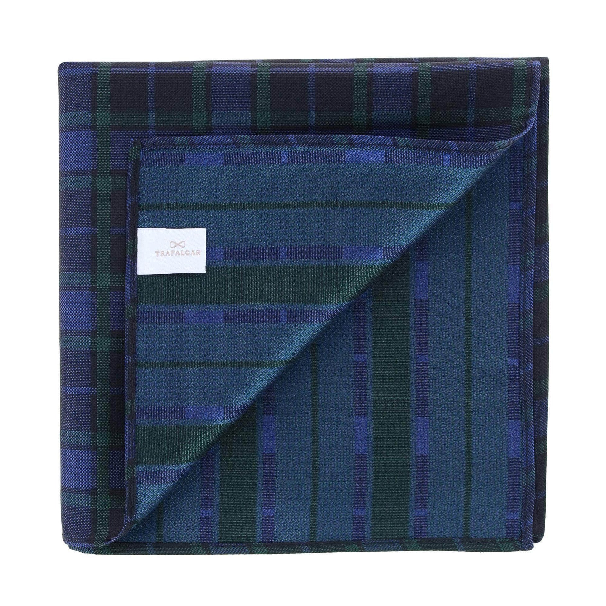 Plaid 13-inch Silk Pocket Square Trio 3 Pack - Concordia Style Boutique