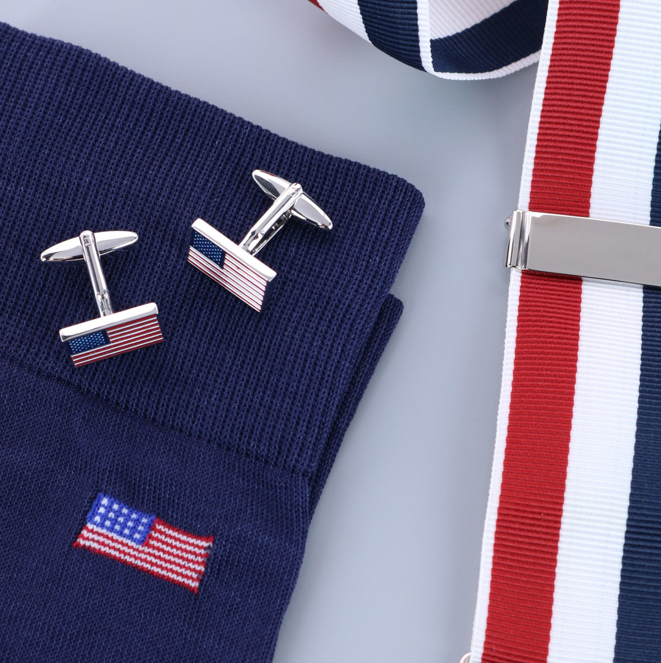 USA Pride American Flag Novelty Cufflinks (1 Pair) - Concordia Style Boutique