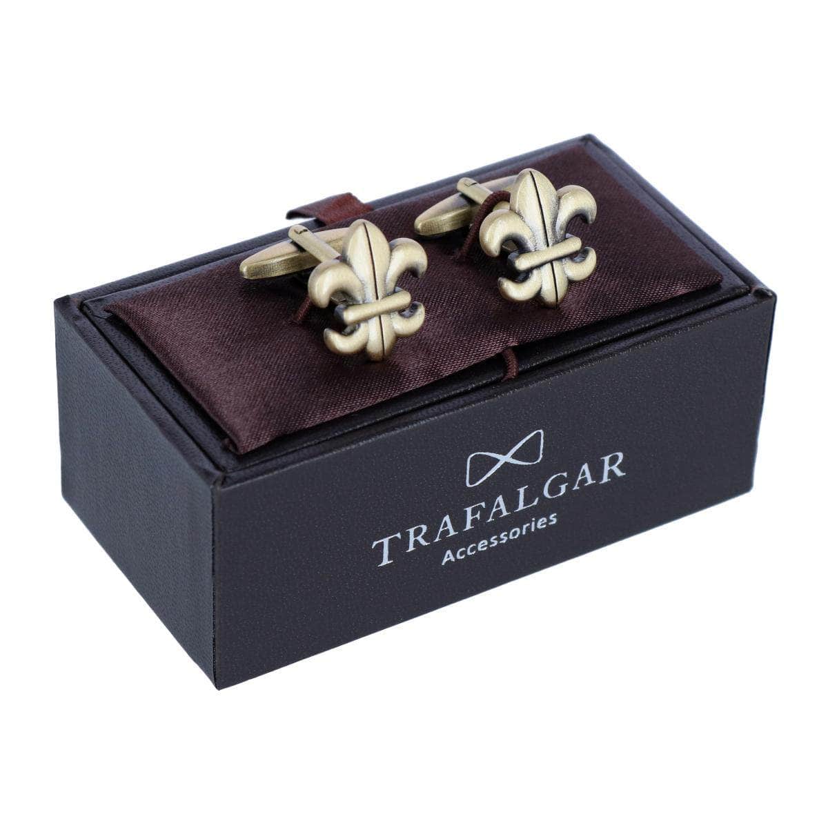 Fletcher Fleur-Di-Lis Novelty Cufflinks - Concordia Style Boutique