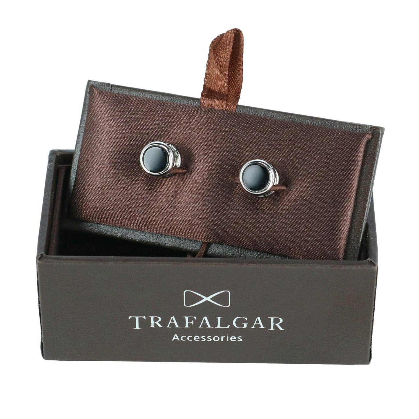 Sutton Tuxedo Stud Set Genuine Onyx (4 piece set) - Concordia Style Boutique