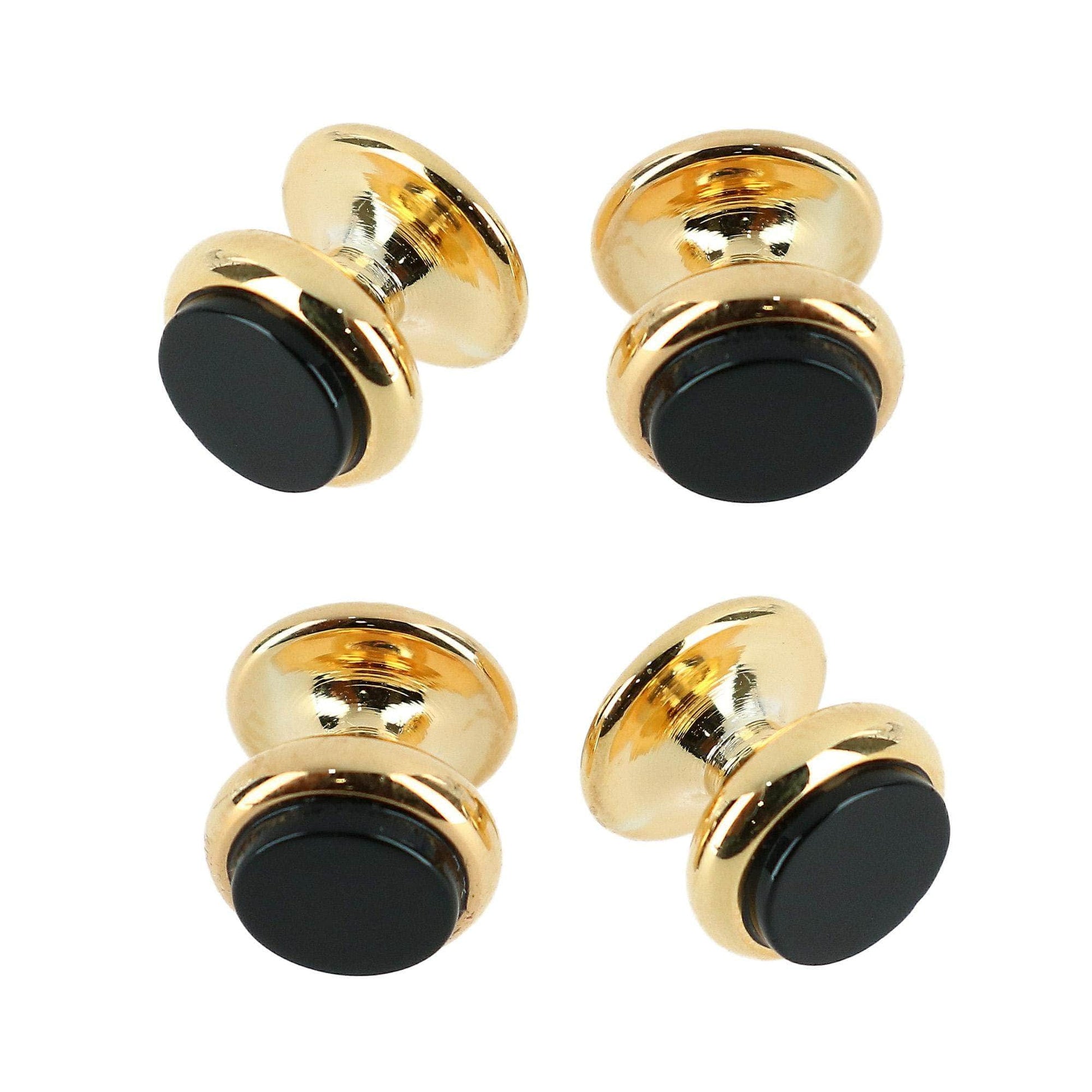 Sutton Tuxedo Stud Set Genuine Onyx (4 piece set) - Concordia Style Boutique