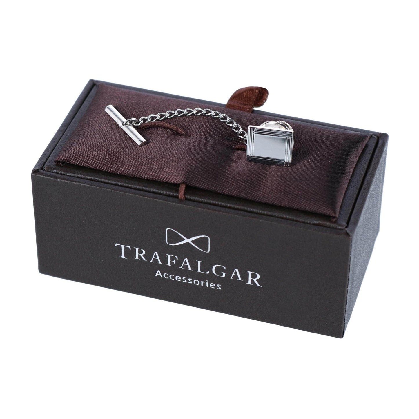 Sutton Sterling Silver Engine-Turned Tie Tack - Concordia Style Boutique