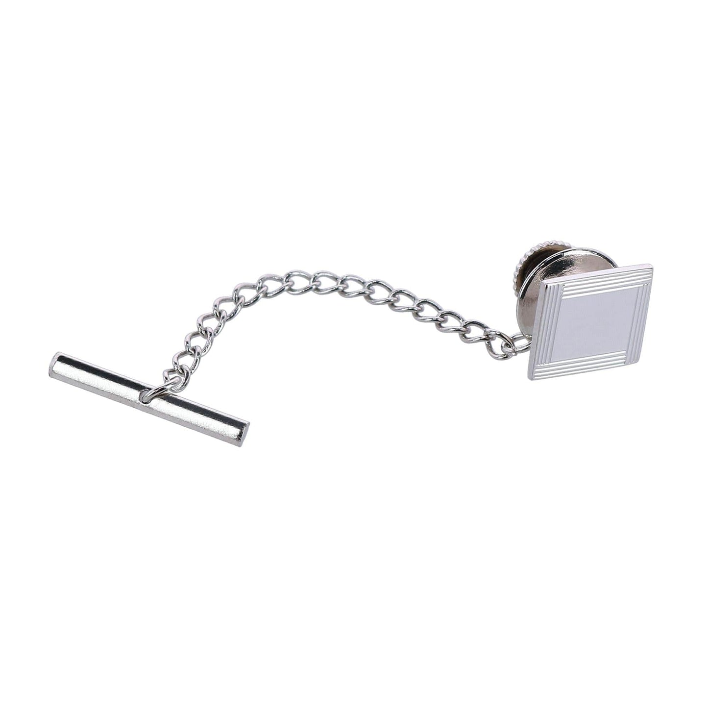 Sutton Sterling Silver Engine-Turned Tie Tack - Concordia Style Boutique