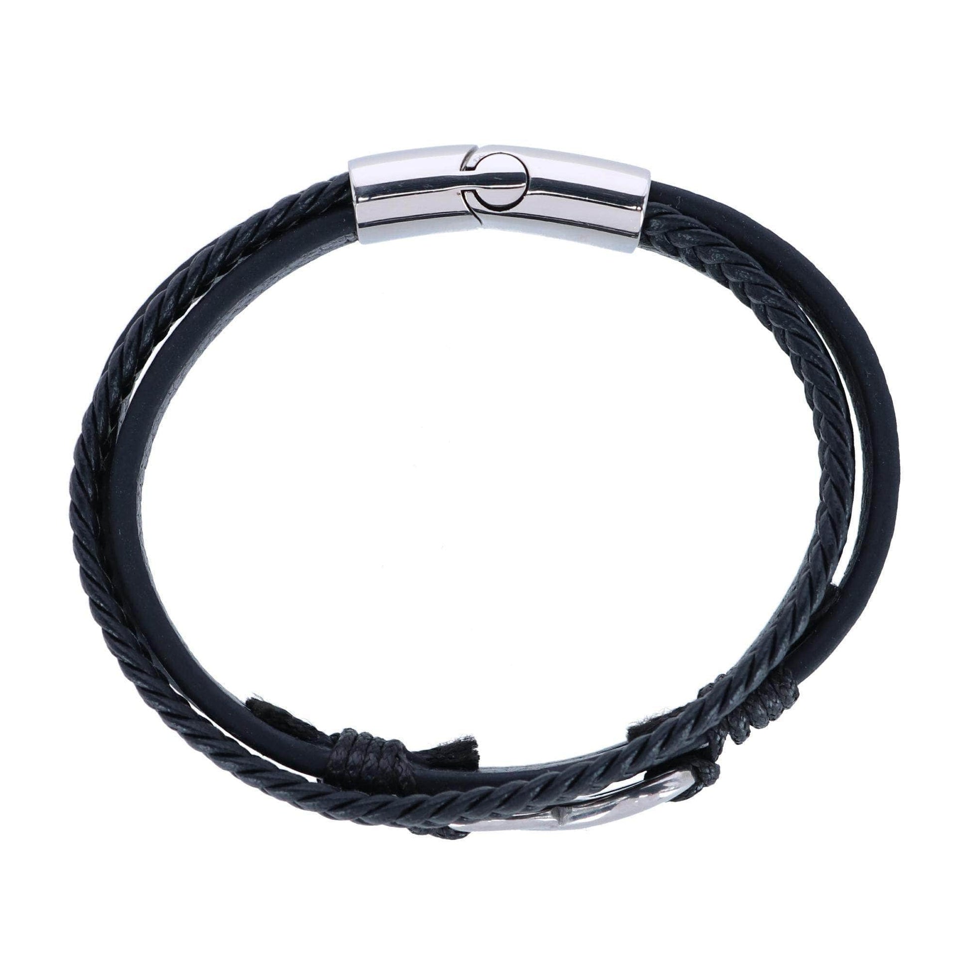 Infinity Triple Band Secure Clasp Leather Bracelet - Concordia Style Boutique