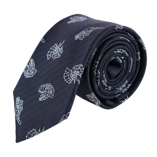 Dino Constellations Silk Novelty Necktie - Concordia Style Boutique