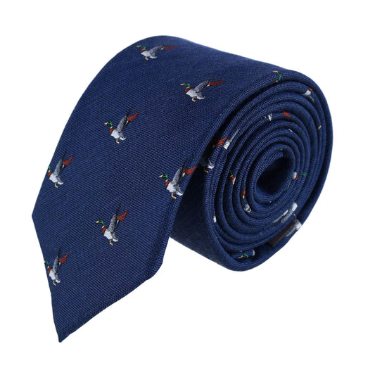 Drake the Mallard Duck Novelty Silk Necktie - Concordia Style Boutique